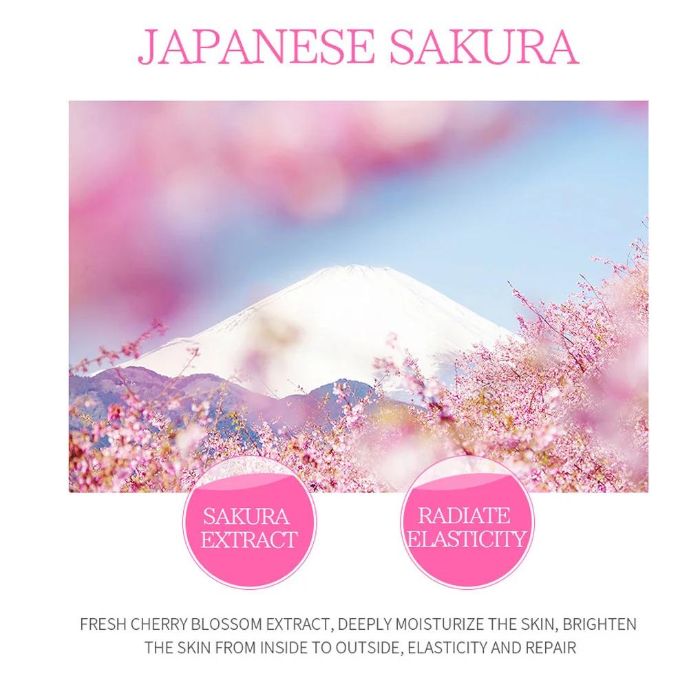 Japonský SAKURA nikotinamidový krém na obličej, hydratační krém na vrásky, sérum s vitamínem C, péče o pleť