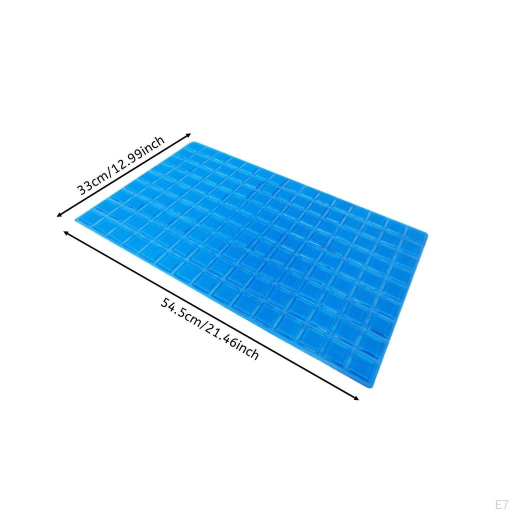 Cooling Gel Pillow Non Slip Anti Portable Comfortable Summer Seat Pad for SPA Bed