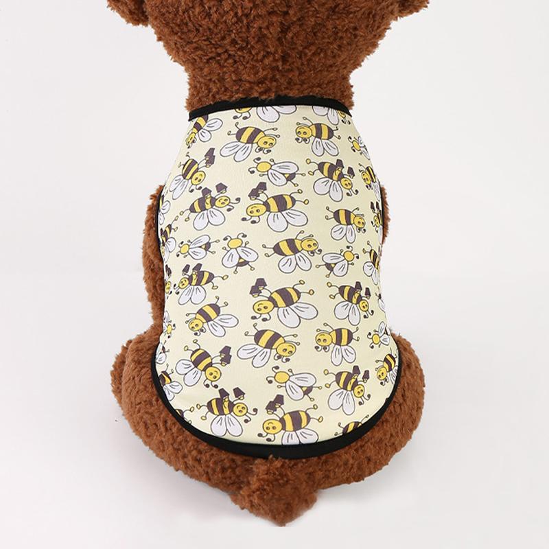 Cute Print Sphynx Cat Vest Shirt for Cats Gotas Summer Pet Clothes Clothing Ragdoll Persian Kitten Kedi Shirts mascotas Costume