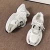 Atmungsaktive Paris Daddy Schuhe neue Nische dicke Sohle höhenverstellbar lässige Sportschuhe