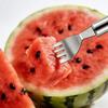 2-in-1 Watermelon Fork, 9.5 Inch Stainless Kitchen Tool 2 PCS