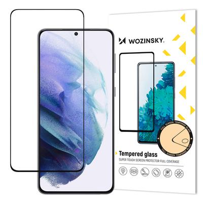 9H Härdat Glas för Samsung Galaxy S23 Helskärm med Svart Heltäckande Limram