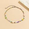 Boho Colorful Small Seed Bead Weave Flower Necklace for Women Handmade Short Choker Collar Neck 2026 Fashion Jewelry Accessories