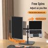 Adjustable Dual Monitor & Laptop Desk Mount