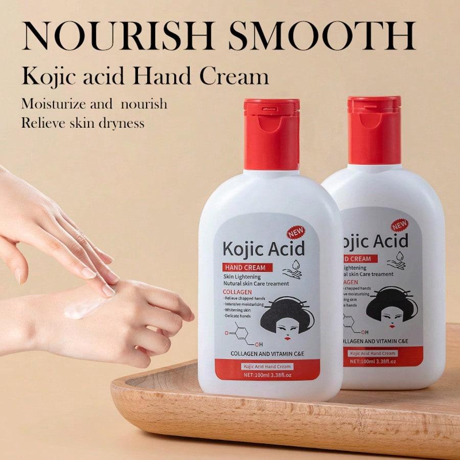 1PC Kojic Acid Moisturizing Hand Cream, Portable, Moisturizing And Hydrating,Relieve Skin Dryness,Br