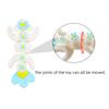 3D Printed Mini Flower Dragon Model, Creative Multi-Color Cute Sculpture Desktop Decoration, Collectible Gift