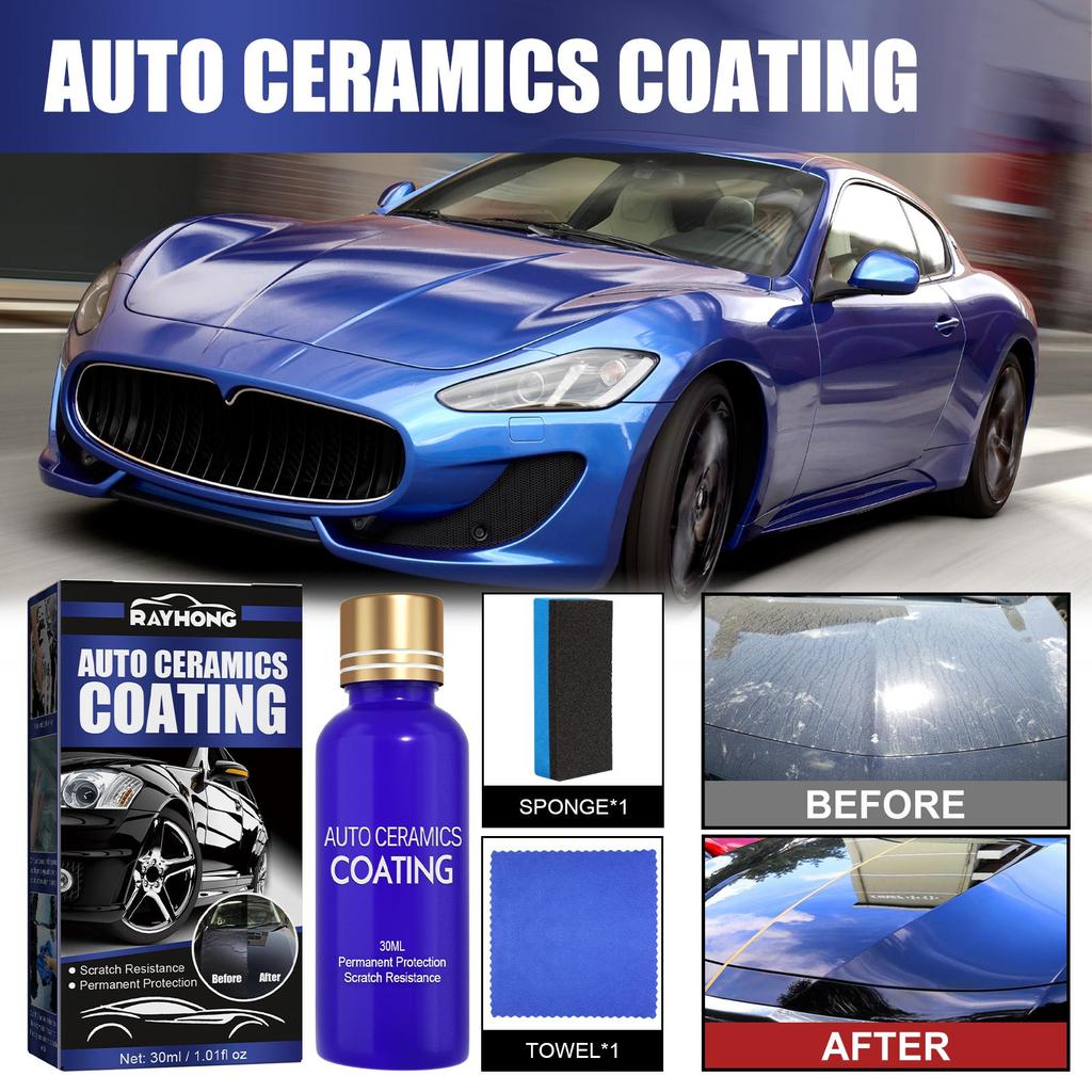 Rayhong Car Crystallization Liquid Clean Dirt Waterproof Dustproof Scratch Repair Car Paint Maintenance Renovation Coating Liquid