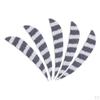 12 Pcs Shield Cut Turkey Feather Fletch Fletching Shape