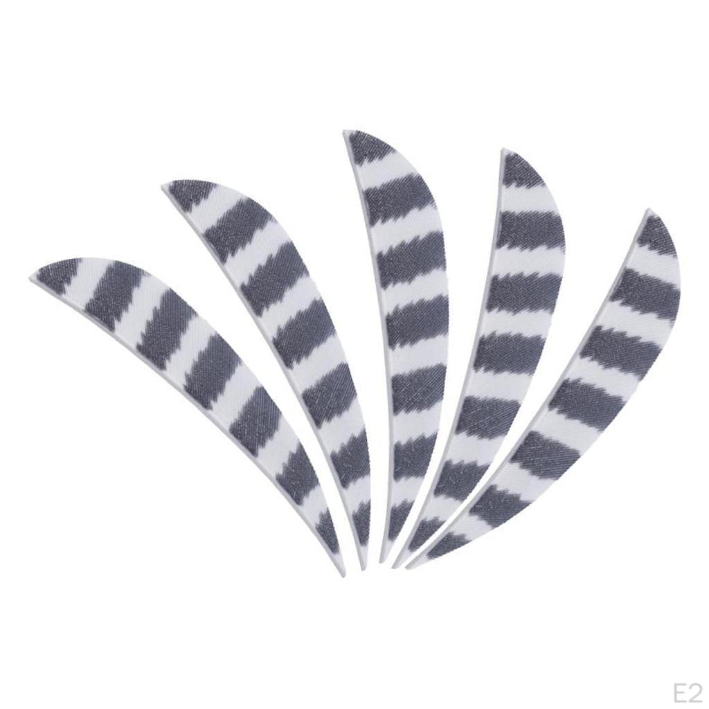 12 Pcs Shield Cut Turkey Feather Fletch Fletching Shape