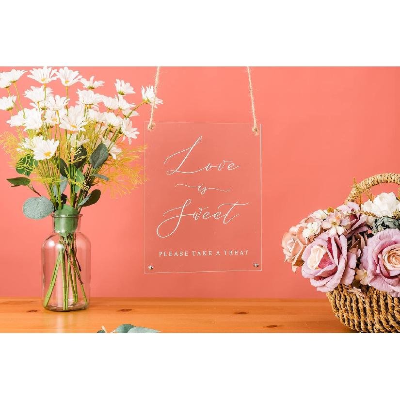 Calculs How Sweet It is to Be Loved by You 10x8 Inch Vintage Look Decoration Plaque Sign for Home Kitchen Bathroom Farm Garden Garage Inspirational
