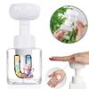250ml Square Flower Foam Bottle 2026 Soccer Refillable Lotion Container Leakproof Travel Pump Bottle for Skincare Sports Fan Gif