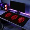 Tappetino per mouse con logo AC Milan, base in gomma, tappetino da scrivania per esports, tappetino per mouse per giocatori e uso in ufficio, scrivania da gaming, tappetino facile da pulire