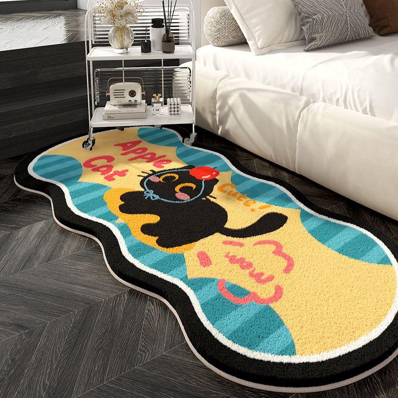 

Cartoon Living Room Room Carpet Plush Bedroom Bedside Carpet Children s Long Strip Floor Mat 40 * 120cm