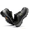 Steel Toe Safety Shoes Slip Resistant Work Boots Puncture Proof Durable High Top Men Labor Protection