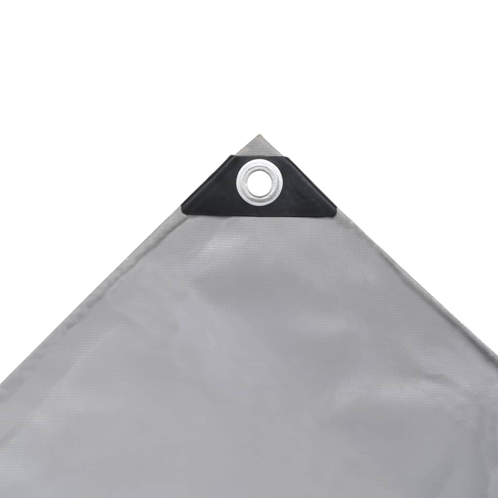 vidaXL Abdeckplane 650 G/m² 3x3 M Grau