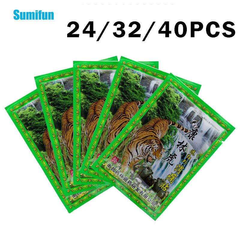 

8 шт. / Мешок Тигровый бальзам Спина Шея Растяжение мышц Гипс Суставы Наклейка