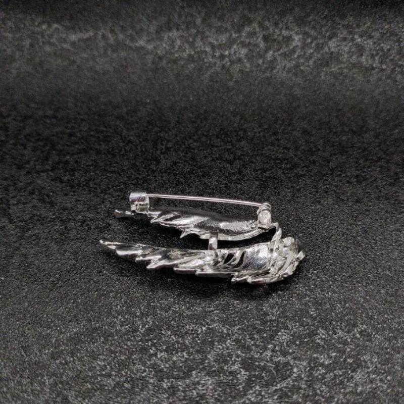 Fashionable Exquisite Feather Brooch Retro Personalized Pin Gorgeous Jewelry Accessories Party Festival Gift Souvenir