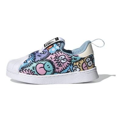 Kevin Lyons X Superstar 360 Infant Monster Baby Sneakers Blue Clear-Sky Cloud-White H02738