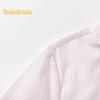 Balabala Girls' Sweet Striped Long-Sleeve Shirt