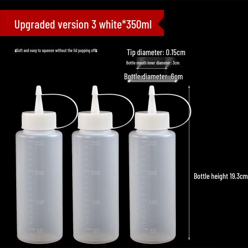 Qiwei Commercial Plastic Squeeze Sauce Bottle