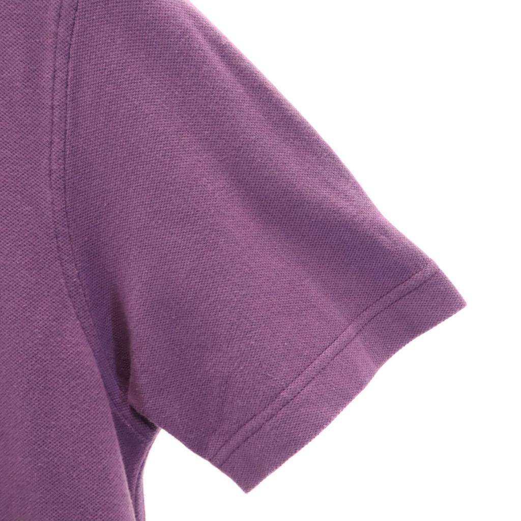 Lacoste Made In Japan Short Sleeve Button Down Polo Shirt 2 Purple Fawn Men's Used