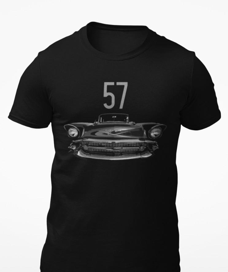 57 Chevy American Classic Car Short-Sleeve Unisex T-Shirt