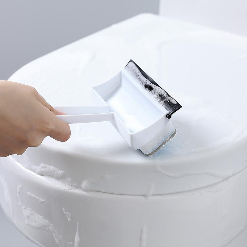 Glass Wiper Mirror Sponge Scrub Bathroom Cleaning Brush Bathroom Desktop Wiper Hang Water Wiper Window Wiper