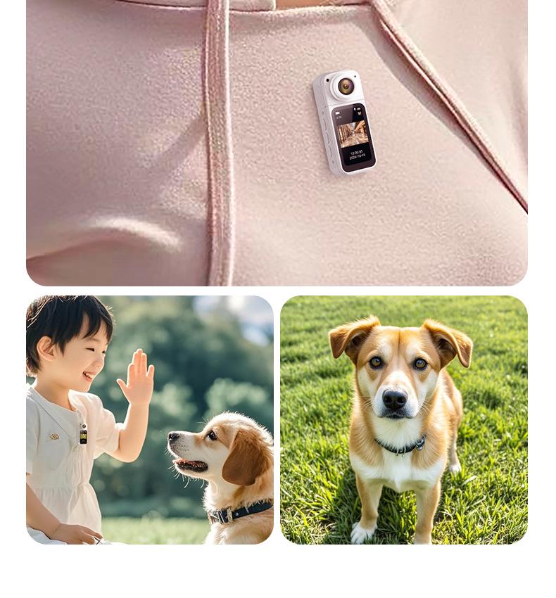 S70 Pet WiFi Thumb Action Camera: HD First-Person View, Ultra-Long Battery Life, Pocket-Sized DV