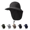 New Patchwork Sun Protection Bucket Hat For Men And Women, Summer Hiking Hat With Wide Brim For Sunshade And Fishing