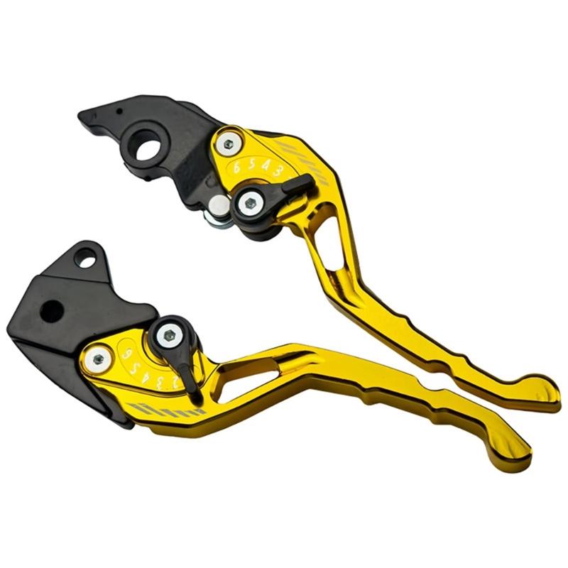 Effective Motorcycle Brake Gear Lever Aluminum Handlebar Clutch Brake Lever for CLICK150 Improved Grip Control