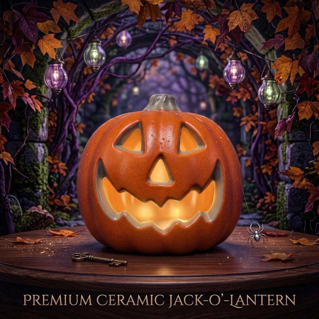 LED Pumpkin Lights Halloween Decorations, Waterproof Indoor Outdoor, Warm White, UL Certified, 2 Pack