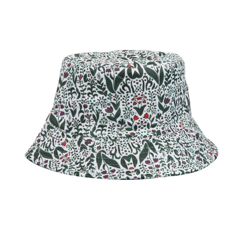 Stylish Floral Print Fisherman Hat Sun Protection Beach Bucket Hat