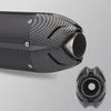 51MM Universal Motorcycle Race Muffler - Big Devil Tail Exhaust for 600 250SR 321R
