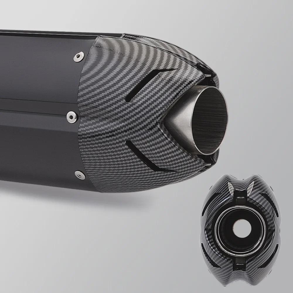 51MM Universal Motorcycle Race Muffler - Big Devil Tail Exhaust for 600 250SR 321R
