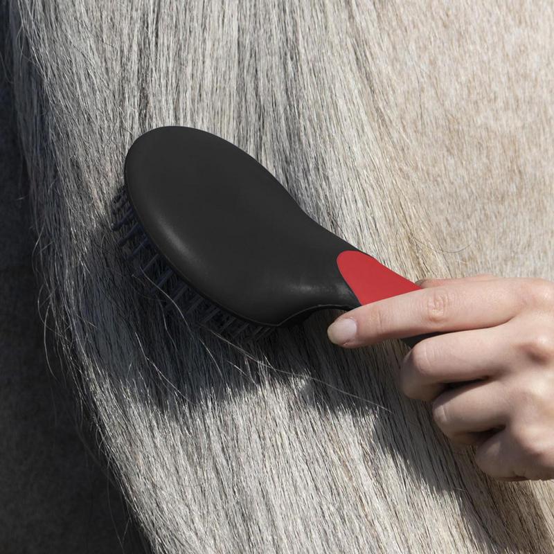 Mane Pulling Comb For Horses Professional Mane And Tail Brush With Humanized Handle Horse Grooming Brushes Mane And Tail Brush
