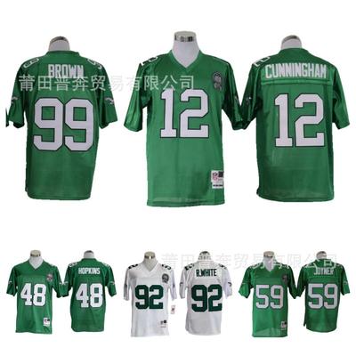 NFL Retro Football Jersey Philadelphia Eagles 12 92 59 99 48 Men Women Team Uniform