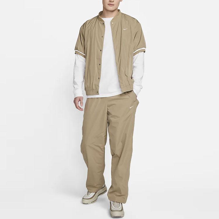 Nike Authentics Kalhoty s odepínacími nohavicemi Hnědé Pánské Streetwear DX3334-247