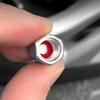 4Pcs Car Tire Valve Cap Alloy Wheel Valves Cover Accessories For Tesla Model 3 Model S Model X Model Y Cybertruck Roadster