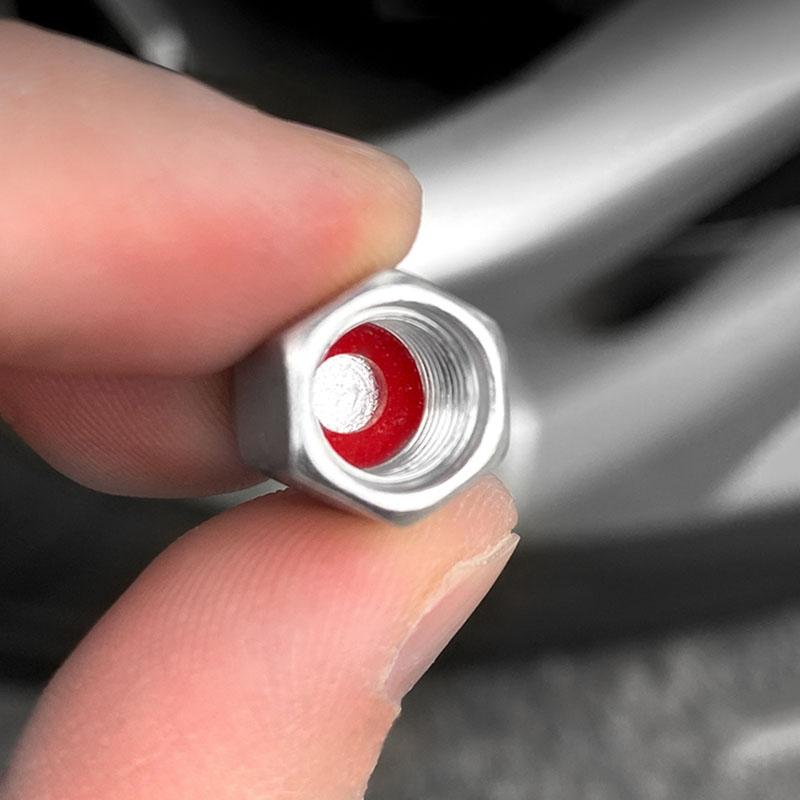 4Pcs Car Tire Valve Cap Alloy Wheel Valves Cover Accessories For Tesla Model 3 Model S Model X Model Y Cybertruck Roadster