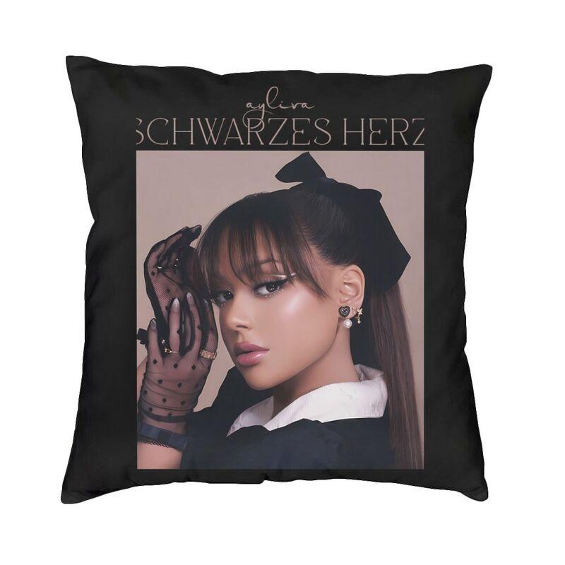 Custom Ayliva She Knows Square Pillowcover Decoration Music Singer Cushion Cover Throw Pillow for Sofa Doublesided Printing 30x30cm 12x12in