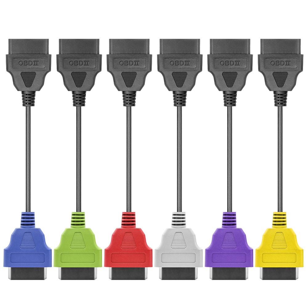 

For Fiat ECU Scan OBD 2 Car Scanner Connector MultiECUScan Diagnostic Adapter Cable for Multi ECU Scan 6PCS