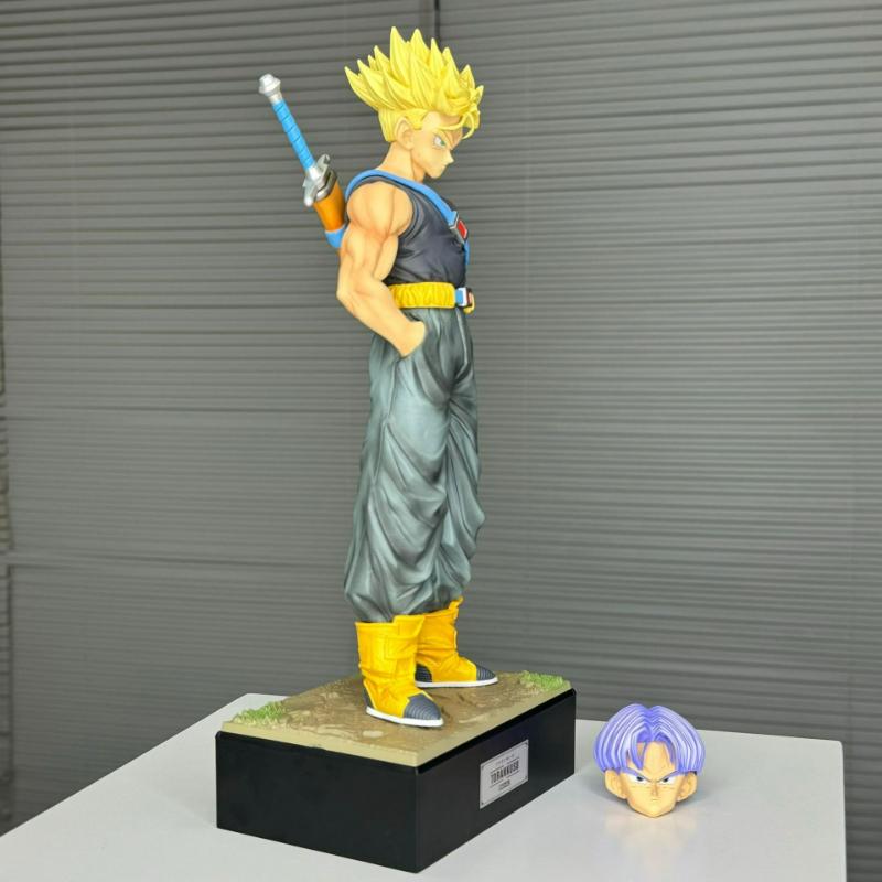 30CM  Figurine Model with Platform Infinite Z Warrior Trunks Anime Character GK Super Saiyan Toy Gift Ornament