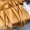 Versatile Silk-Like Scarf: Women's Spring/Summer Plain Gauze Wrap - Headscarf, Beach Towel, or Korean Satin Style