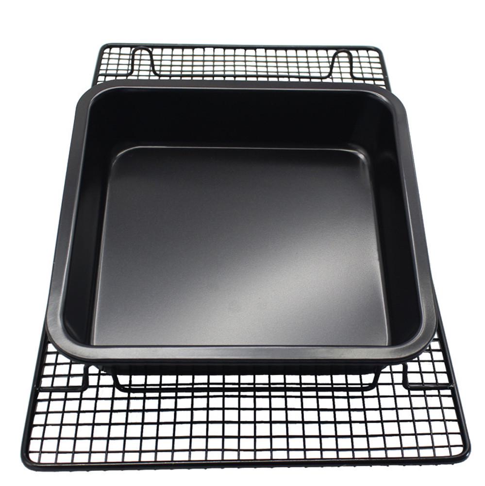  Square Cake Pan 8 inch Cake Baking Pan Non-Stick Bakeware Cake Make Pan