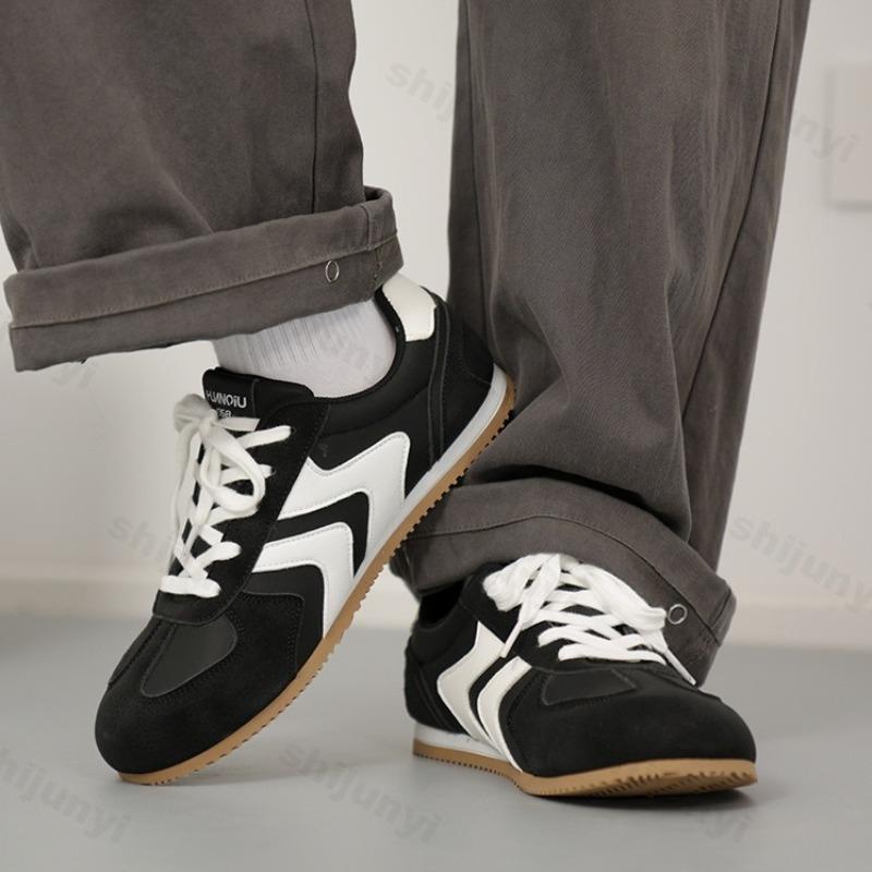 Fashion Fashion Trend Casual Sports Shoes for Men's 2025 New Spring Comofrtable Versatile Low Top Shoes Non Slip Color Blocked Sneakers