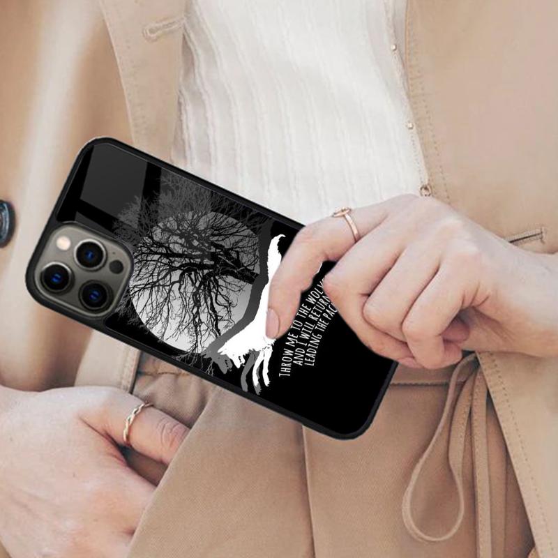 

Throw-Me-To-Wolves-Moon Magnetic Phone Case For APPLE iPhone 17 Air 16 14 13 12 Pro Max 15 Plus Wireless Charge MagSafe Cover iPhone 14