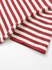 2025 Spring Women's Striped Short Sleeve Knitted Top - European & American Style Fashion