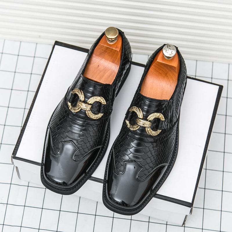 Fashion Classic Trends Autumn Outdoor Men's Leather Shoes Platform Oxfords Male Derby Shoes Casual Mens Lace Up Thick Soled Work Shoes