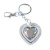 Heart Bag Hanger Hook Keychain Glitter Foldable Table Purse Holder Portable Aluminum Alloy 10kg Load Capacity Women's Accessory