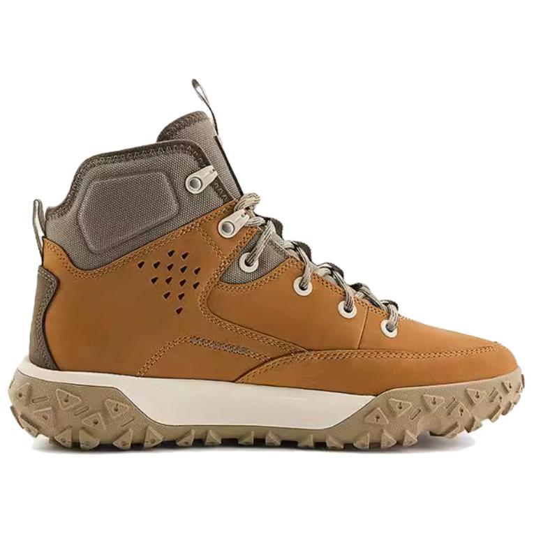 Timberland Slip-Resistant Mid Outdoor Functional Shoes Men Shoes Yellow Brown A62VCW